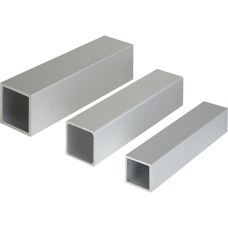 Kipp Square Tube L=2000 A=25 Aluminum K0627.125152X2000